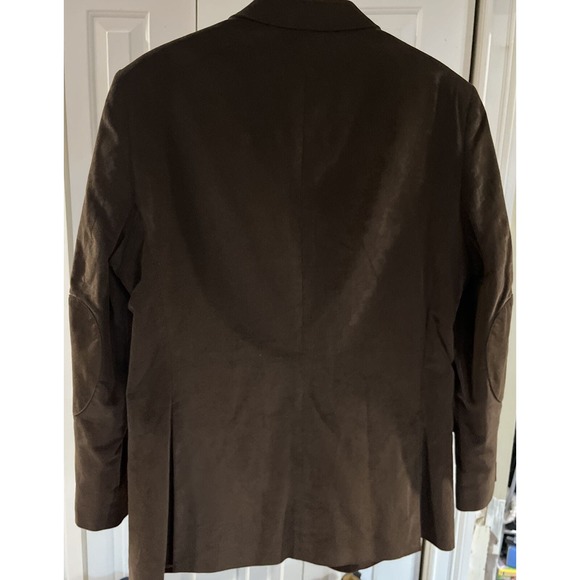 Stafford  Men’s Corduroy Blazer Signature Classic Fit 44R 2‎ Button Brown - Picture 2 of 9